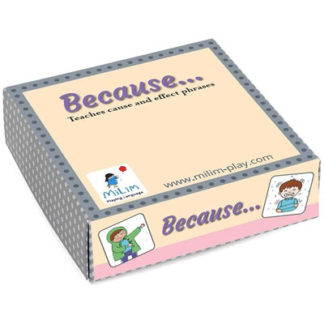 因為..所以..語言治療閃卡 | 幼兒閃存卡 | 幼兒言語治療玩具 | 自閉症學習教材 | 兒童句子構建