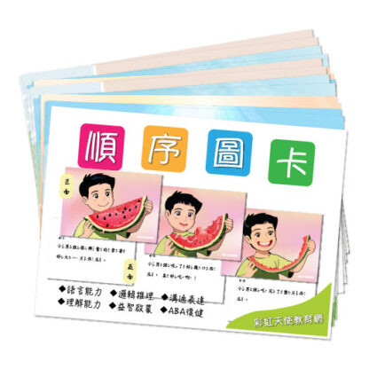 三張式順序圖卡｜培養邏輯思維、語言表達、創造力、想像力