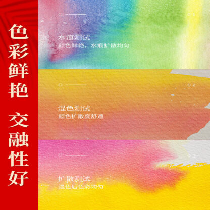 德國輝柏嘉固體水彩 48色/初學者方便使用畫畫美術用品/手繪顏料套裝：圖片 3
