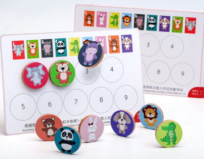 專注力訓練教具/舒爾特方格/兒童早教益智玩具/幼稚園全腦開發：圖片 3