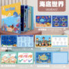 安靜粘貼書 | 貼紙書 | 兒童益智玩具 | 反覆粘貼書 | 3-6歲兒童安靜書：圖片 12