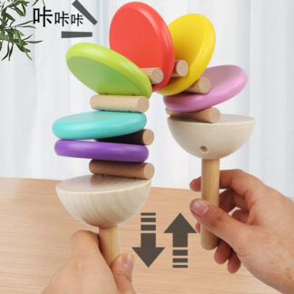 木製響板 | 男孩女孩禮物 | 彩虹色兒童打擊樂器 | 幼稚園生日學前班