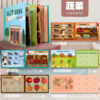 安靜粘貼書 | 貼紙書 | 兒童益智玩具 | 反覆粘貼書 | 3-6歲兒童安靜書：圖片 10