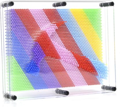 3D針藝術感官玩具棋盤遊戲，適合8-12歲兒童的彩虹自閉症玩具：圖片 2