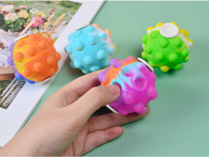 3D滅鼠先鋒解壓手指陀螺旋轉陀螺矽膠泡泡球按壓泡泡樂：圖片 13