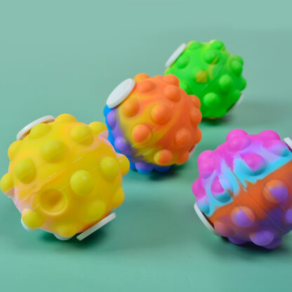 3D滅鼠先鋒解壓手指陀螺旋轉陀螺矽膠泡泡球按壓泡泡樂：圖片 11