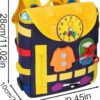 多功能感統學習背包 |幼兒園益智玩具，便攜式多功能幼兒學習活動：圖片 4