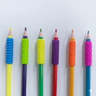 12入 感官觸覺舒壓筆套 | 矽膠握筆器 靜音解壓玩具 ADHD 自閉症 焦慮緩解 兒童早教 學生課堂辦公室必備