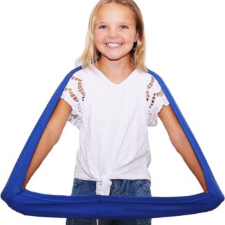 感覺統合彈力伸展帶｜兒童成人適用靜音感官舒壓玩具｜ADHD自閉症感官訓練｜可拉伸46吋可機洗