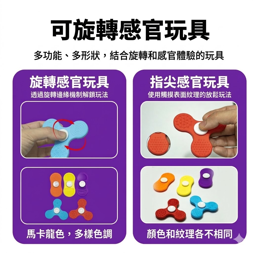 矽膠指尖陀螺一套2入組:圖片 6