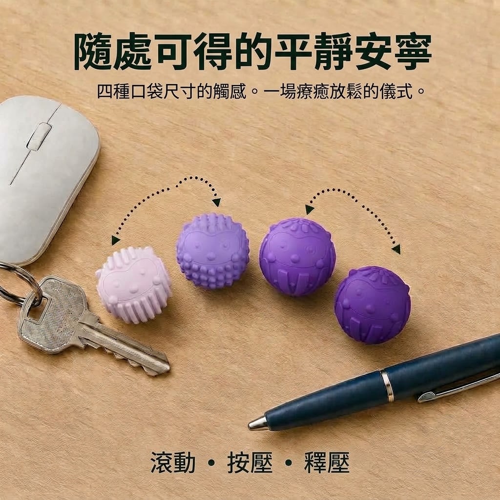 4入組矽膠磁力球:圖片 3
