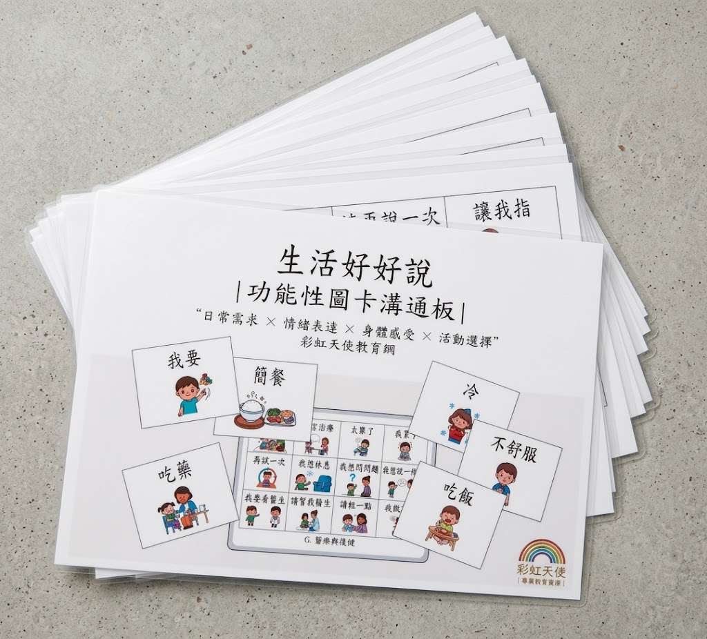 生活好好說 功能性圖卡溝通板